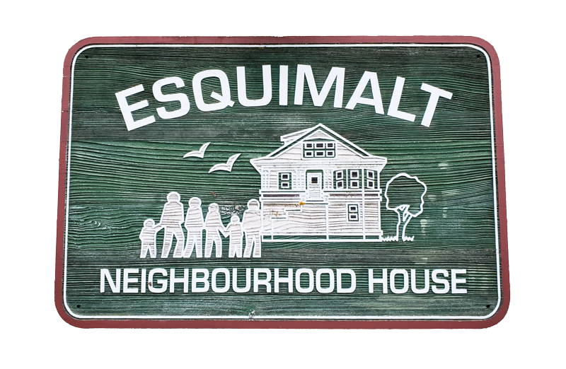 Esquimalt Neighbourhood House sign